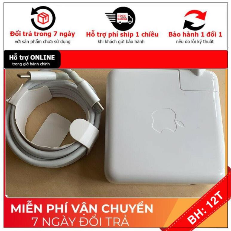 [Mã 267ELSALE hoàn 7% đơn 300K] [BH12TH] ⚡️[Sạc zin] Sạc Macbook 87W chân c type c