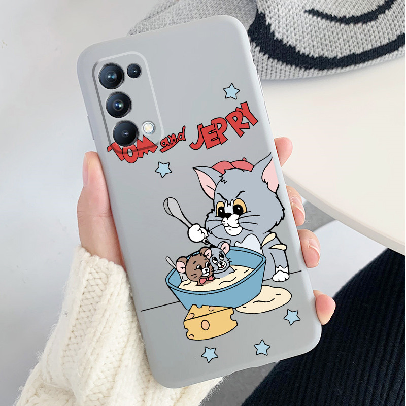 Ốp điện thoại mềm họa tiết hoạt hình graffiti xinh xắn cho Oppo Reno5 Reno5pro | BigBuy360 - bigbuy360.vn