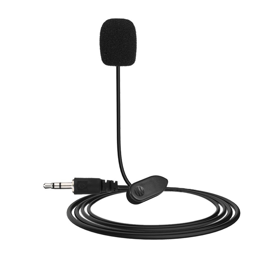 Micro Mini Jack 3.5mm Cho Giảng Dạy Studio Speech Mic Microphone with Clip micrô