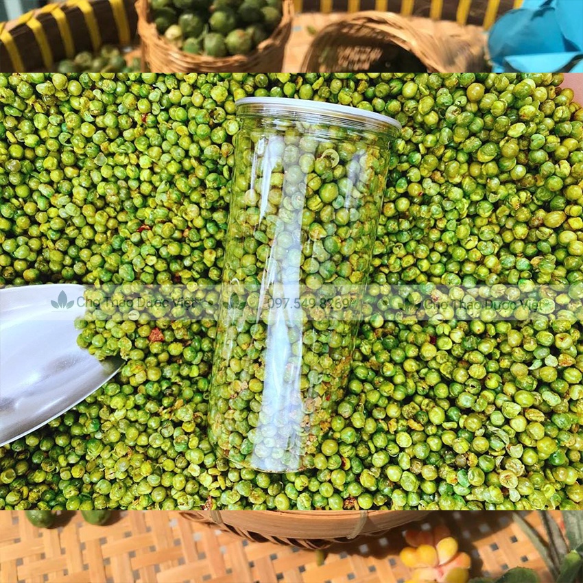 Đậu hà lan rang muối sấy giòn 100g ( Đậu hà lan tẩm vị, đồ ăn vặt dinh dưỡng tốt cho sức khỏe) - Chợ Thảo Dược Việt