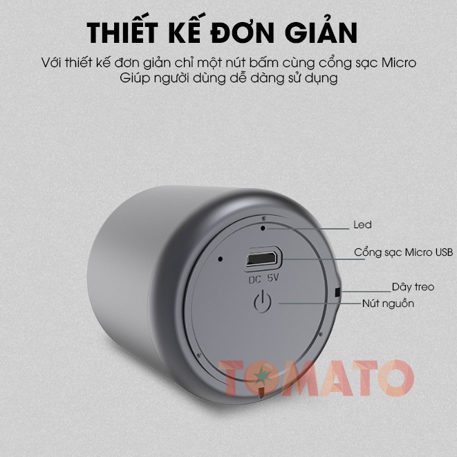 Loa Bluetooth Mini Inpods TWS cầm tay Bluetooth kết nối hai loa cùng lúc hiện đại (Bảo Hành 3 Tháng ) - Phụ Kiện Tomato