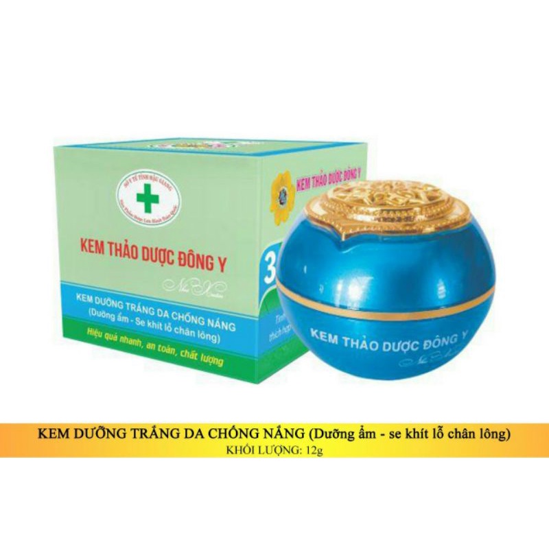 Kem thảo dược đông y trắng da chống nắng dưỡng ẩm 12g