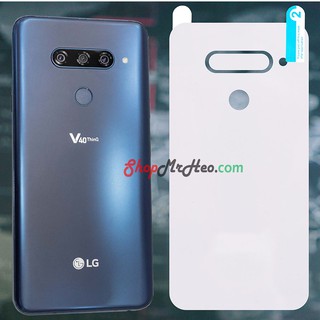 Dán Dẻo PPF Full Mặt Sau Lưng LG V40 ThinQ - Trong Và Nhám