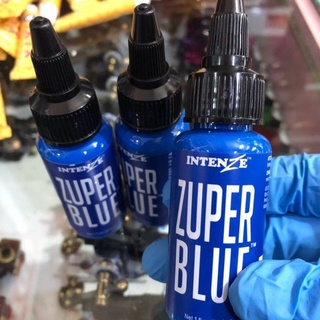 Mực xăm Trung Cấp Intenze Zuper Blue 30ml