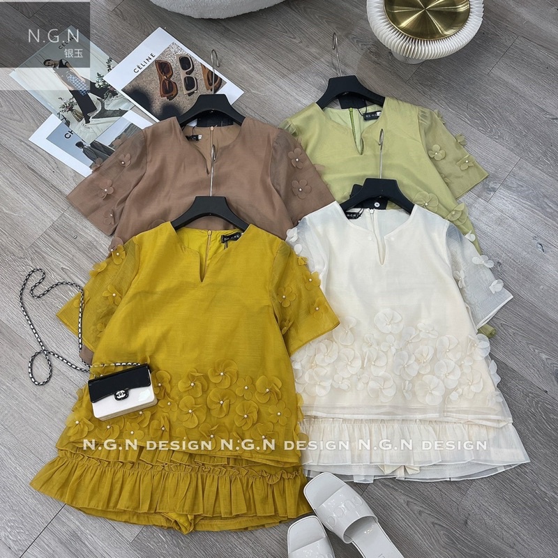 Set Xinh Cắt Hoa Laze Đẹp Xuất Sắc N.G.N