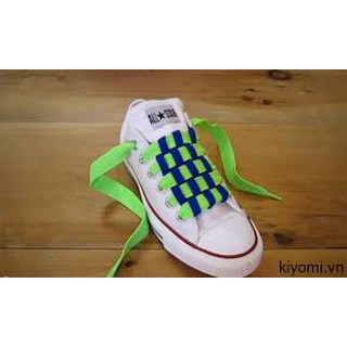Dây giày loại dẹp nhiều màu
