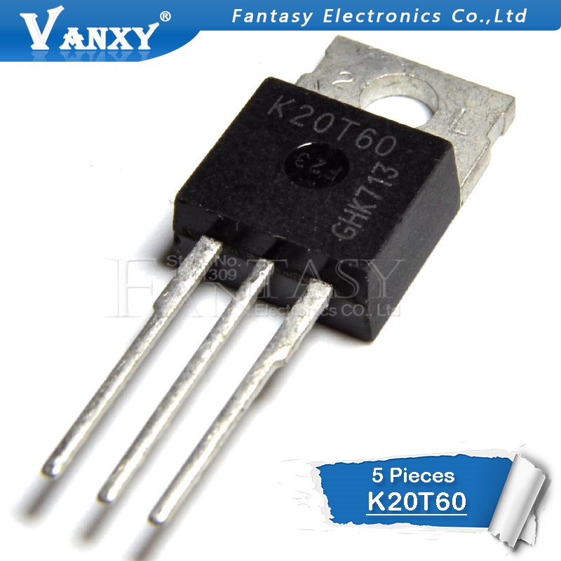 Bộ 5 Linh Kiện Điện Tử Ikp20N60T To-220 K20T60 To220 Ikp20N60 Igbt 600v 20a | BigBuy360 - bigbuy360.vn