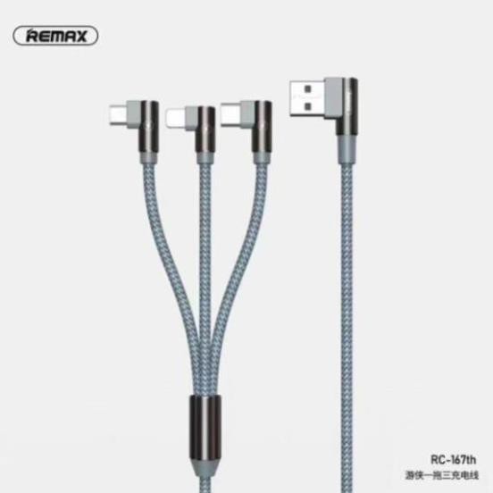 Cáp game cao cấp ba đầu dây dù chính hãng Remax