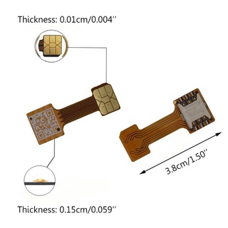 Hybrid Double Dual SIM Card  Adapter for Android Phone Extender for Nano