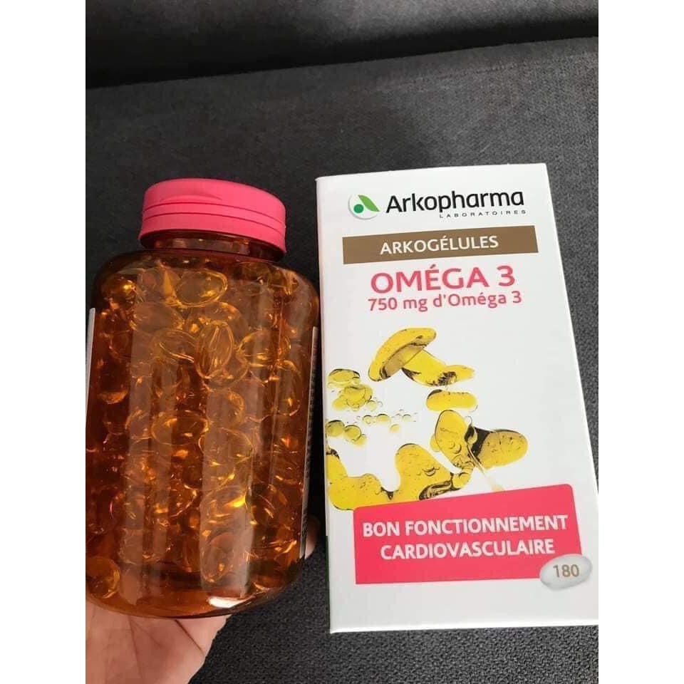 Viên uống dầu cá Omega 3 Arkopharma 180 viên