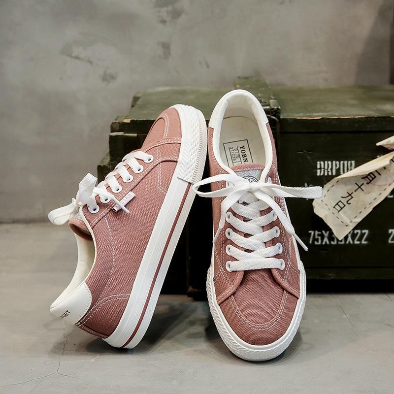 Giày bata vải canvas thời trang Hàn Quốc năm 2020 dành cho nữ