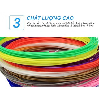 5 màu mực ABS/PLA dành cho bút vẽ 3D