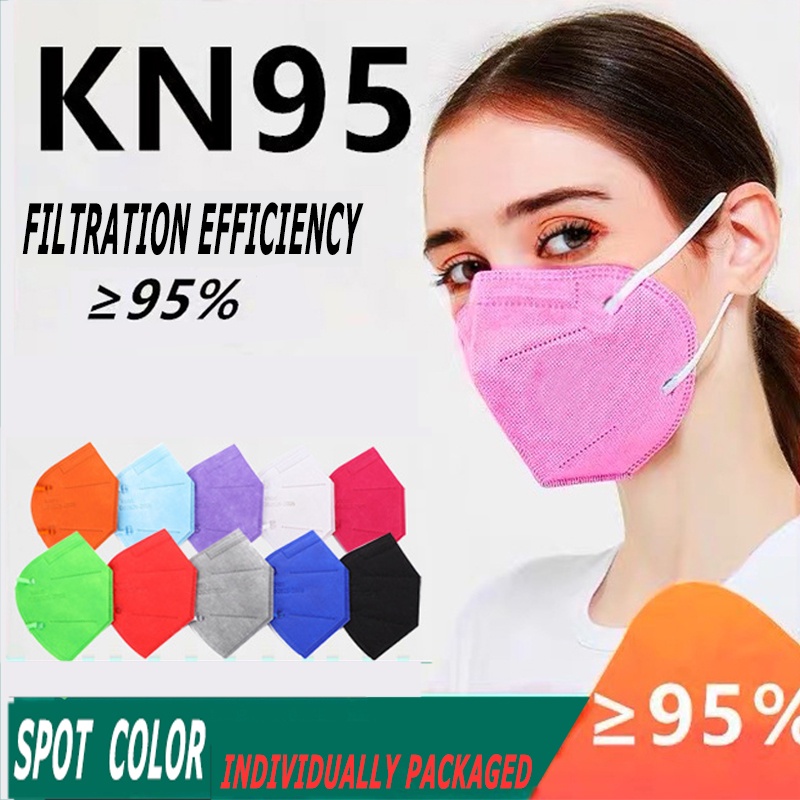 (Hàng Mới Về) 1 Khẩu Trang Kn95 Nhiều Màu Sắc Dành Cho Người Lớn | BigBuy360 - bigbuy360.vn