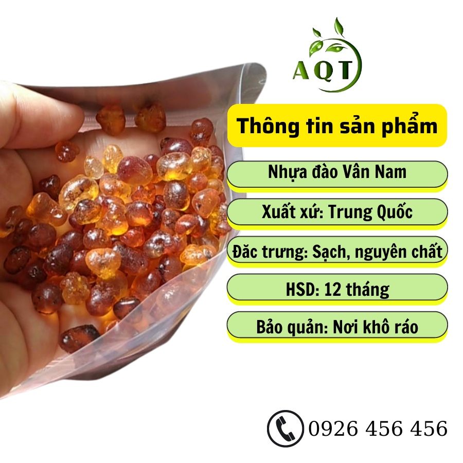 Nhựa Đào Vân Nam 1Kg Loại 1 [THƯỢNG HẠNG] Nấu Chè Dưỡng Nhan, Nhựa đào Giọt Lệ, Lệ Đào Cao Cấp Cục Sạch