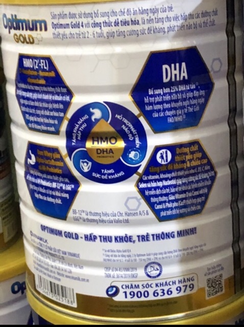 SỮA BỘT Optimum Gold 3- Gold 4 Vinamilk