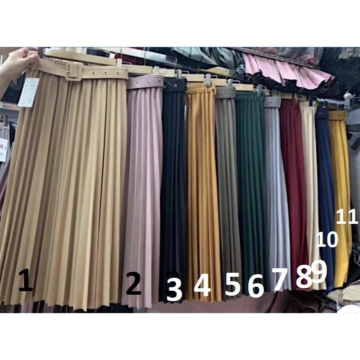 Chân váy xếp ly - thời trang nữ dạo phố cao cấp