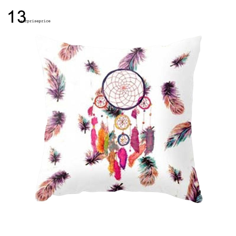 Áo gối khổ vuông 45cm X 45cm in họa tiết phong cách hiện đại