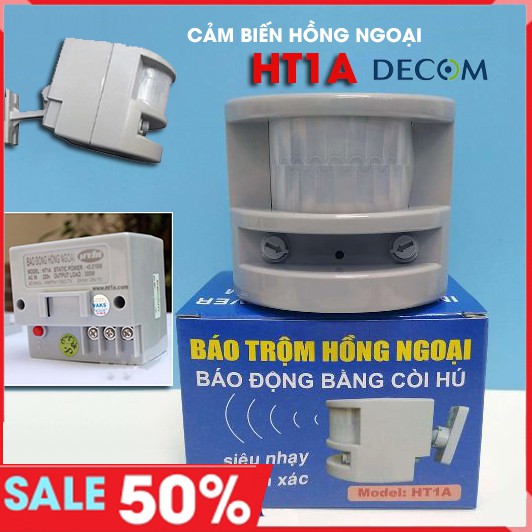 【RẺ NHẤT SHOPEE】Cảm biến báo động chống trộm hồng ngoại HT1A-Best seller BẢO HÀNH 1 NĂm