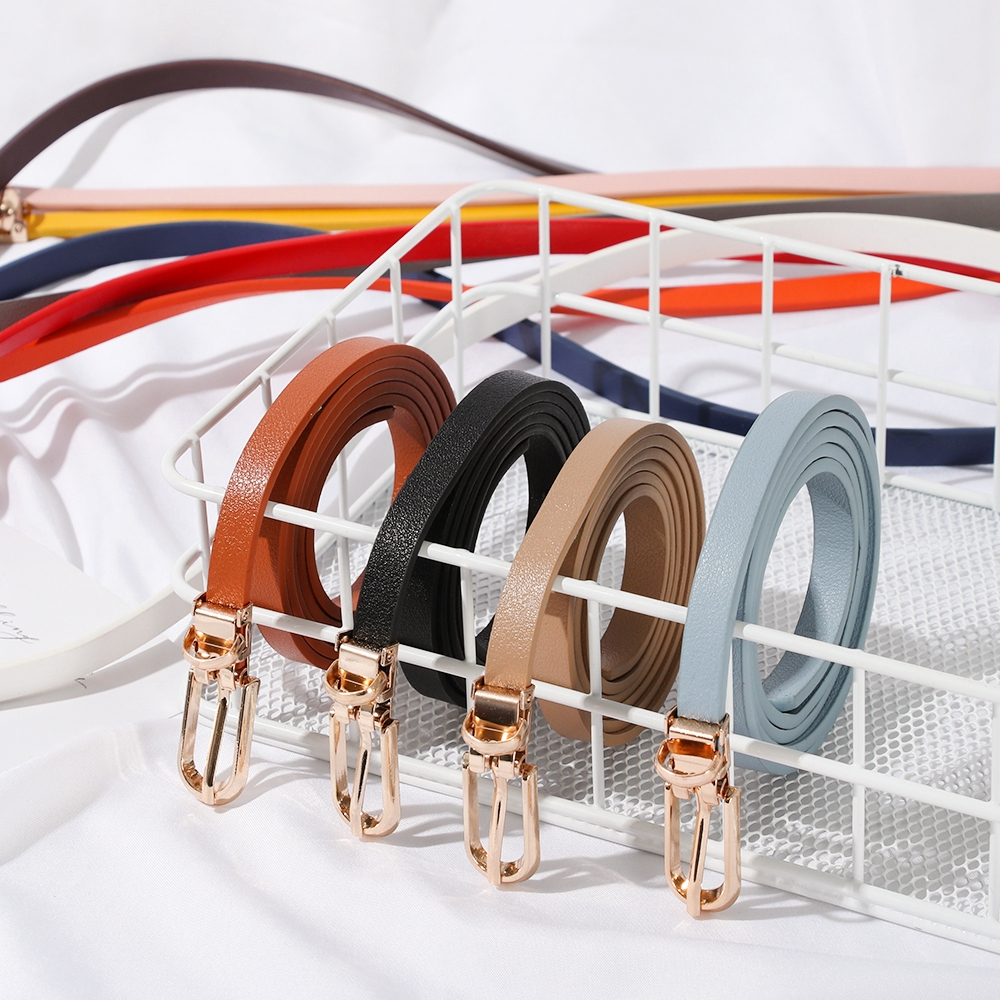 Dây Nịt Mỏng Đính Hoa Hồng