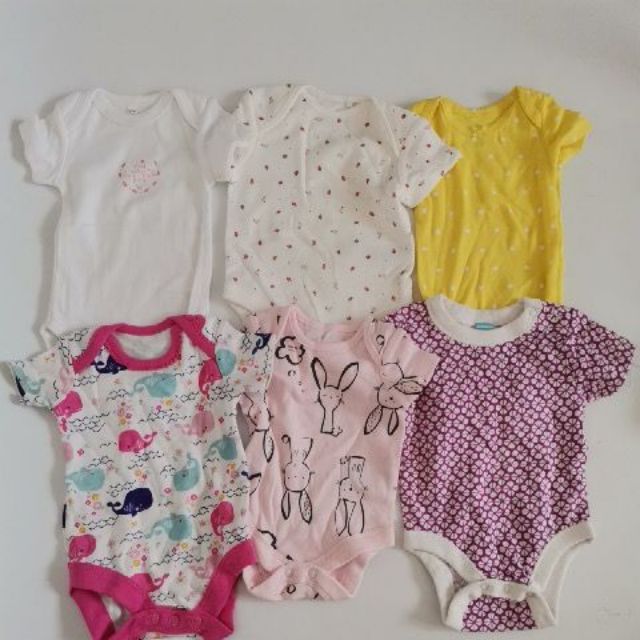 Set 3 bộ Body cộc tay cho bé sinh non sơ sinh