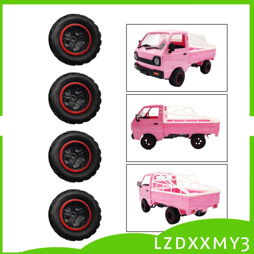 Set 4 Bánh Xe Thay Thế Cho Xe Hơi Điều Khiển Từ Xa WPL D12 Lzdxxmy3