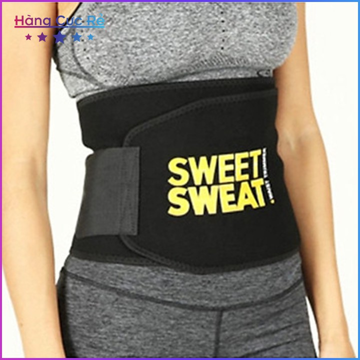 Đai định hình sinh nhiệt giảm mỡ Sweat Sweet, định hình vùng bụng, đùi hỗ trợ giảm cân- Shop Hàng Cực Rẻ