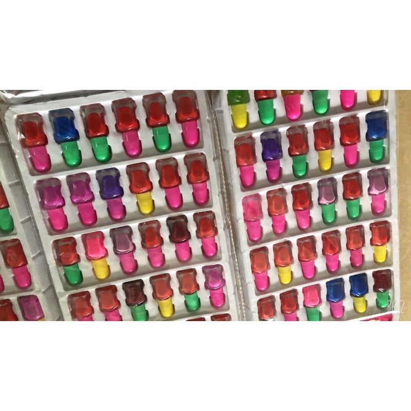 Vỉ 30 lọ Sơn móng nhỏ mini siêu xinh mix đủ màu