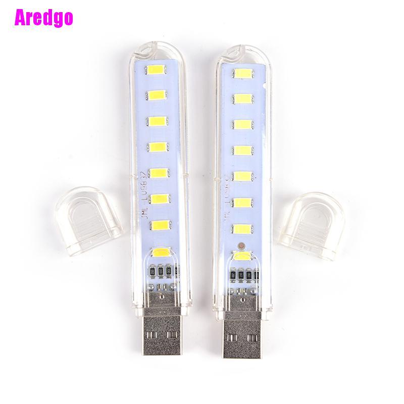 Đèn led usb 8 bóng mini di động tiện dụng cho pc / laptop