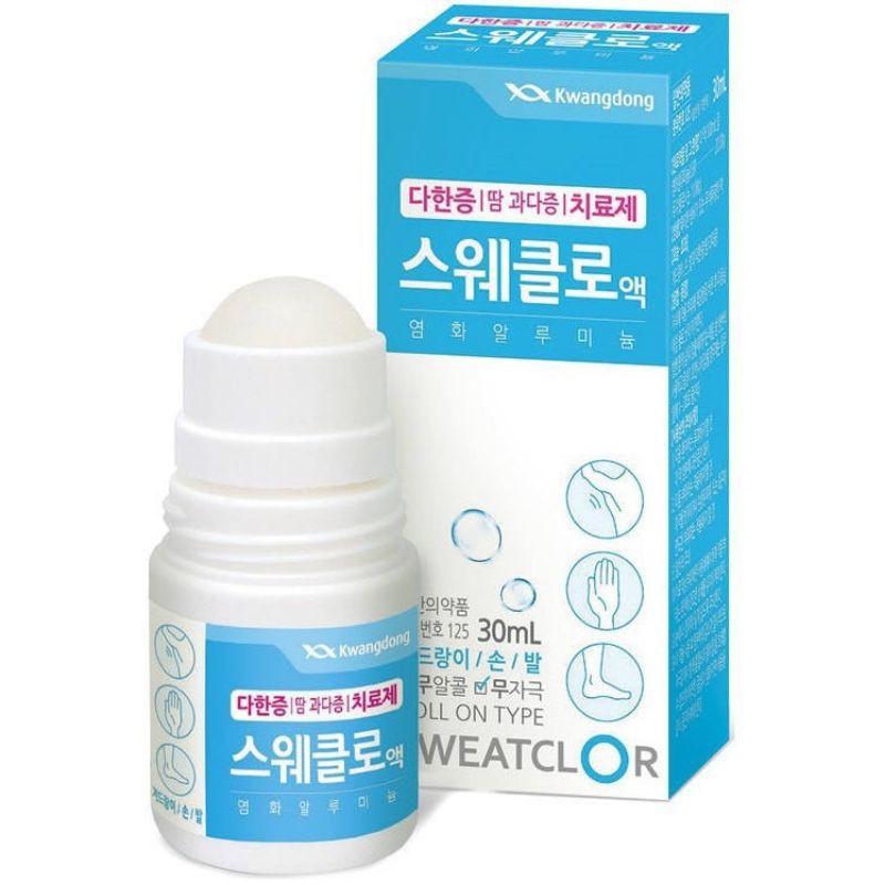 [NỘI ĐỊA HÀN] Lăn Khử Mùi Kwangdong Sweatclor 30ml