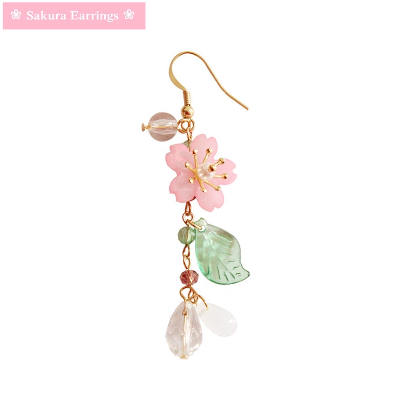 ❀ Hoa Tai Sakura ❀ 1 Khuyên Tai Hình Hoa Anh Đào