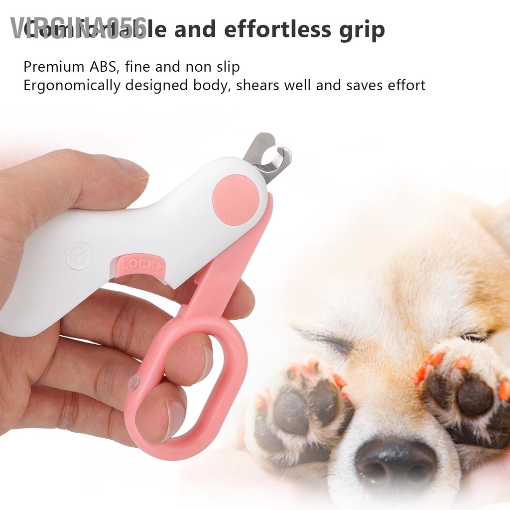 Dụng cụ cắt móng cho thú cưng có đèn led Virgina056