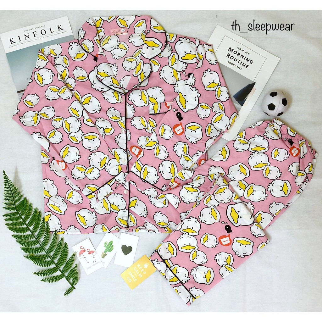[Loại 1] Bộ Đồ Ngủ Pijama Tay Dài - Quần Dài (Kate) | BigBuy360 - bigbuy360.vn