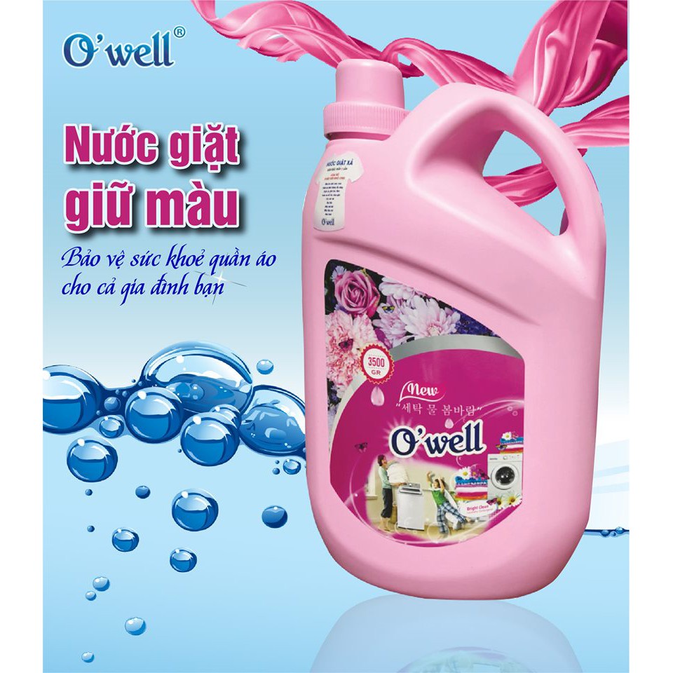 Nước Giặt O'well Hương Gió Xuân 3.5L