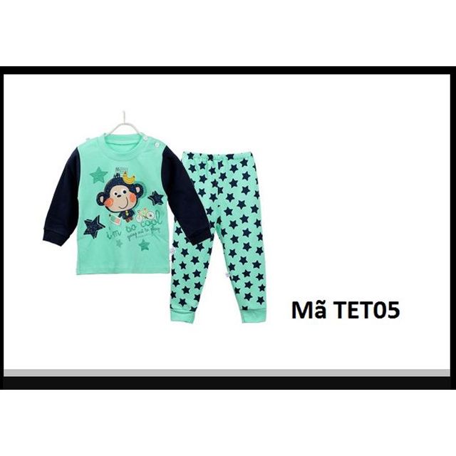 Bộ đồ dời cotton cho bé TET05