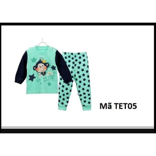 Bộ đồ dời cotton cho bé tet05