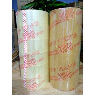 Băng keo 200ya trong đục 1 cuộn