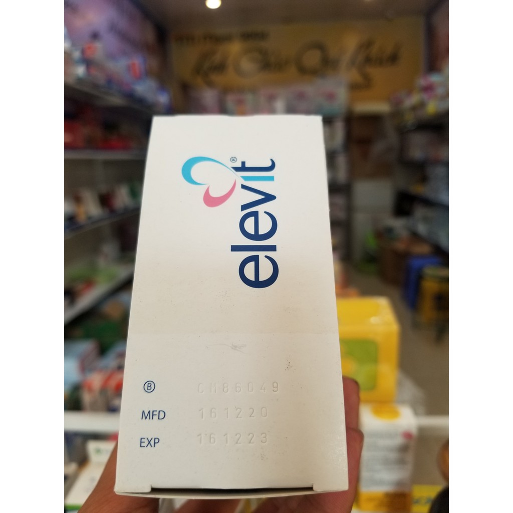 ELEVIT DATE 2023 MẪU MỚI VITAMIN TỔNG HỢP cho bà bầu 100 viên