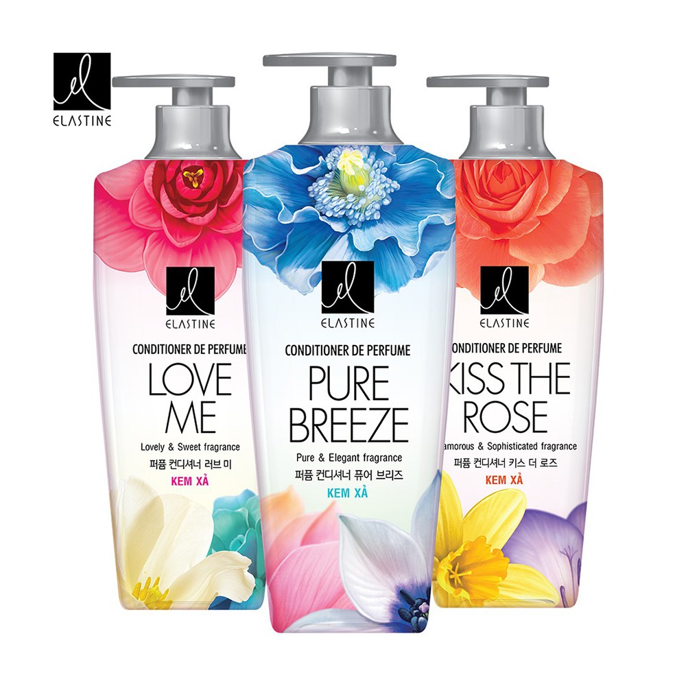 Kem Xả Dưỡng Tóc Elastine Pure Breeze 600ml
