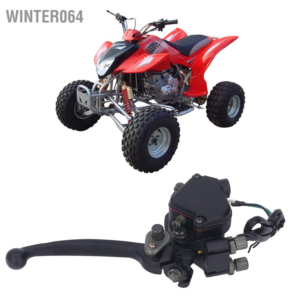 Winter064 Lắp ráp cần phanh kép 22mm / 0 87in với Cáp tăng tốc tay ga cho 50cc 90cc 150cc 250cc ATV