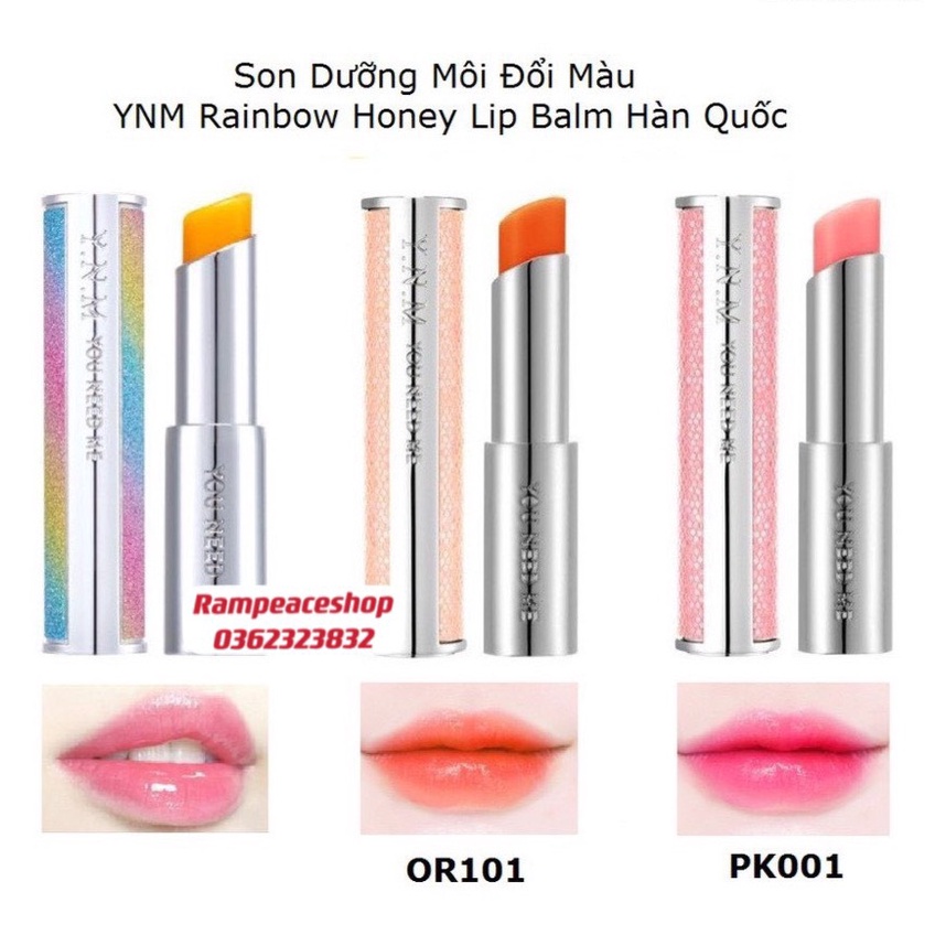 Son Dưỡng Môi YNM Rainbow Honey Lip Balm