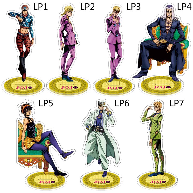 Mô hình nhân vật anime JoJo's Bizarre Adventure đứng bằng acrylic
