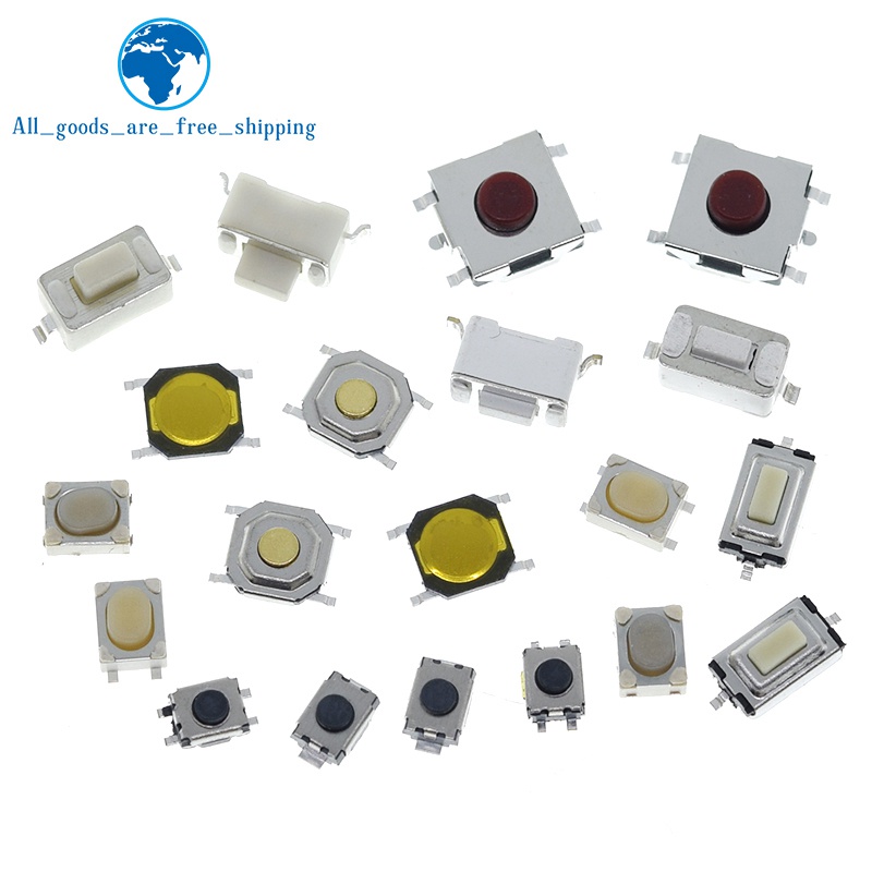 10 CÁI 3 * 6 3 * 4 4 * 4 SMD Tactile Tactile Push Button Switch 2Pin 4Pin Touch Micro Switch 3x4x2 3