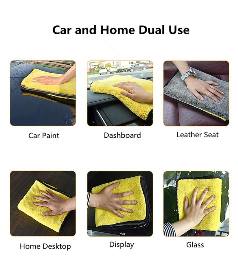 MICROFIBER Khăn Vi Sợi Vệ Sinh Xe Ô Tô Tiện Lợi