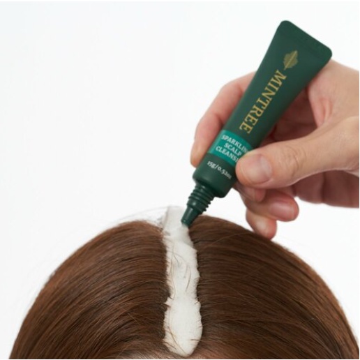 Tinh chất tẩy tế bào chết cho da đầu Mintree Sparkling Scalp Cleanser 15g - K2V Shop