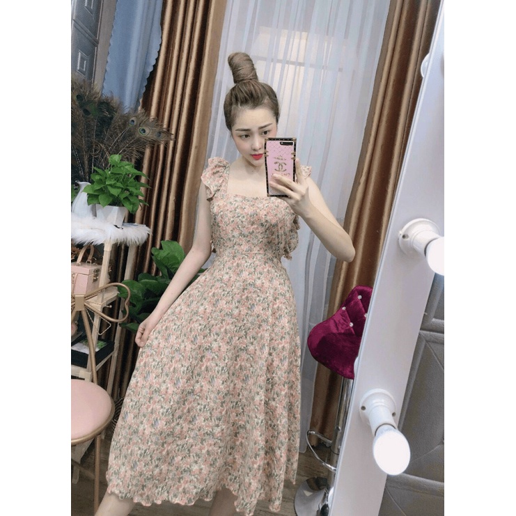 [HCM] Đầm xòe maxi đi biển siêu sang trọng thời trang trẻ trung cho các nàng KME FASHION
