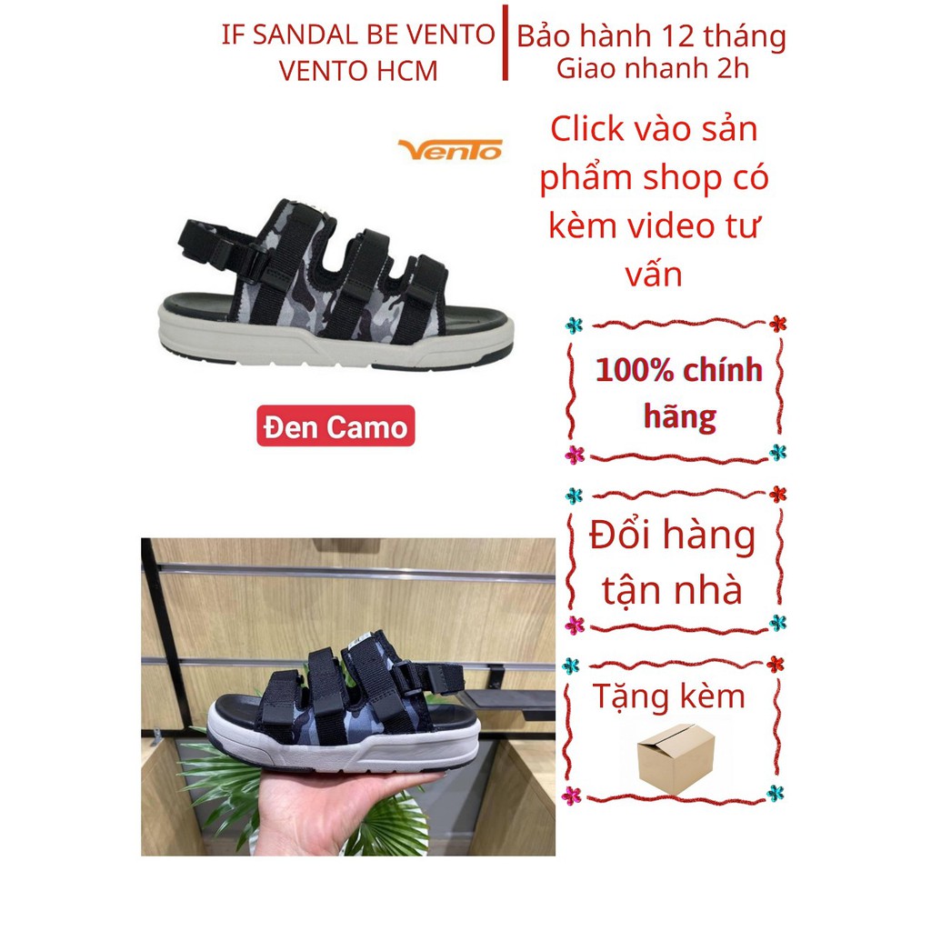 Giày Sandal Nam Vento Hàng VNXK Cao Cấp NV1001GB Đế Cao 3cm