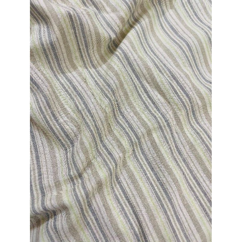 Vải linen kẻ sọc