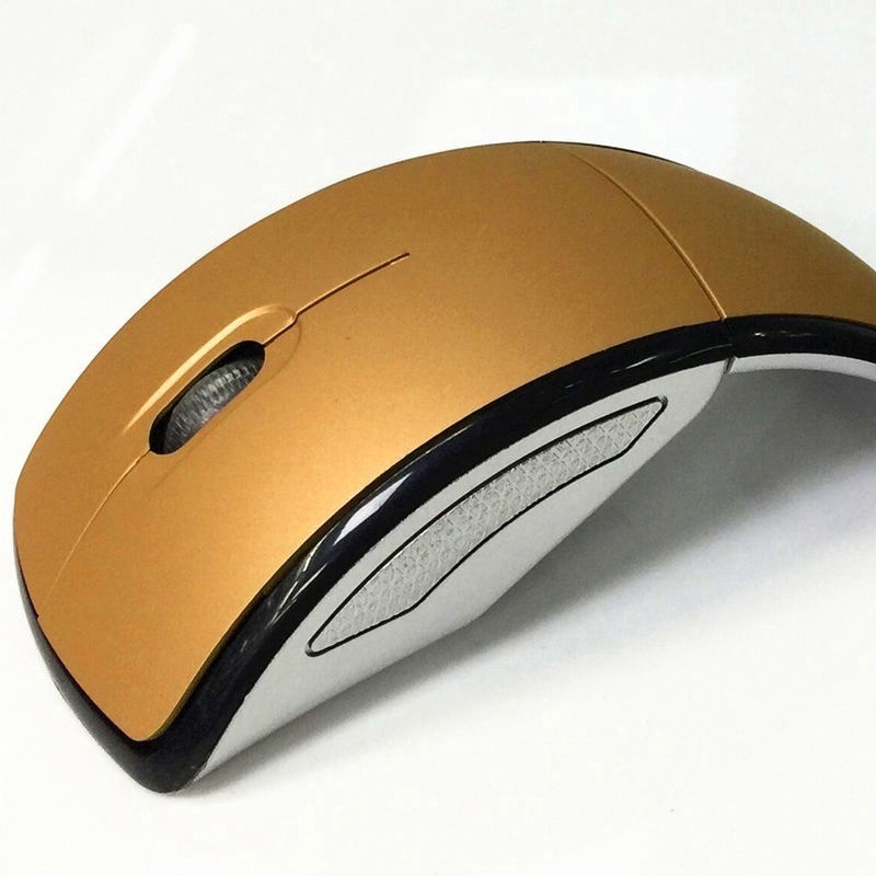 10 meters 2.4G Foldable Wireless Mouse Cordless Mice USB Folding Mouse Receiver