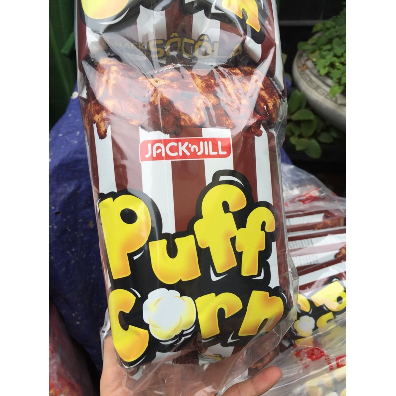 [Mã GROSALE5 giảm 10% đơn 150K] Bim bim Snack Puff Corn vị sô cô la gói 45g/gói Bim bim socola