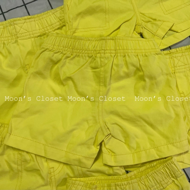 Quần short vàng Carter size 3m-24m (form to 6-16kg)